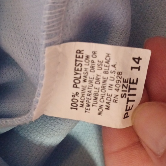 Pablo Collection Blue Skirt Suit - Picture 5 of 17